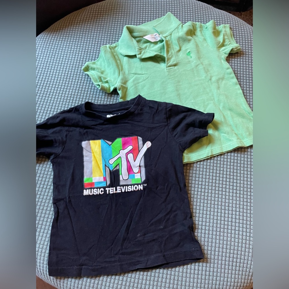 MTV Black Graphic Tee for Kids